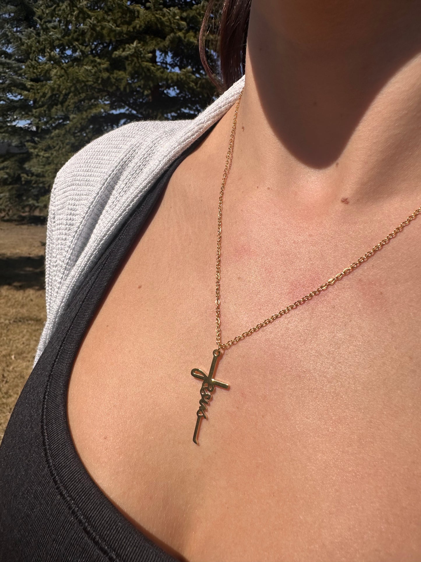 Jesus Cross Necklace