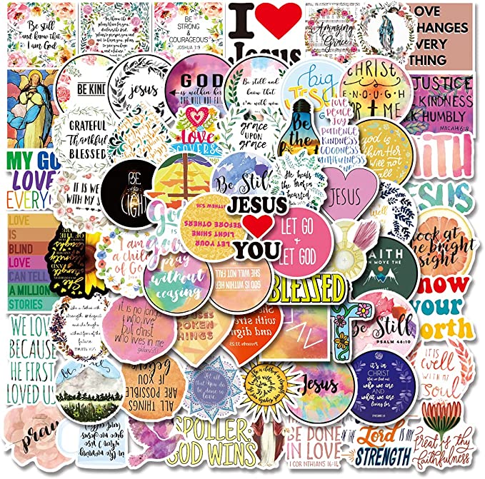 Assorted Christian Stickers